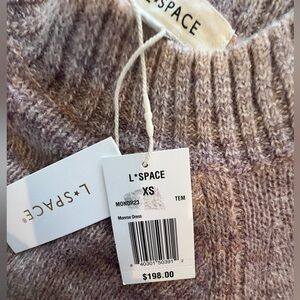 NWT L*Space Women's XS Sweater Dress